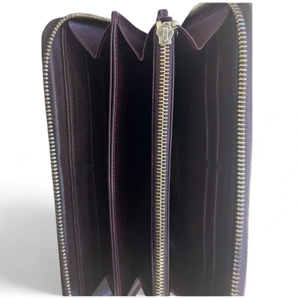 Louis Vuitton Monogram Idylle Mini Lin Zippy Long Wallet in Sepia - Picture 7 of 11